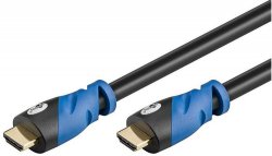 Premium High Speed ​​W Ethernet HDMI-kaapeli, 0,5 metriä