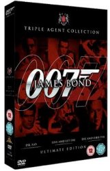 James bond box DVD dr no live and let die die another day