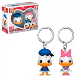 Pocket POP pack 2 nyckelring Disney Donald och Daisy