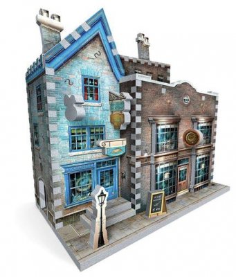 Harry Potter Ollivanders sauva Shop & Scribbulus 3D puzzle