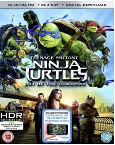 TMNT - Teenage Mutant Ninja Turtles - Out Of The Shadows 4K Ultra HD + Bluray