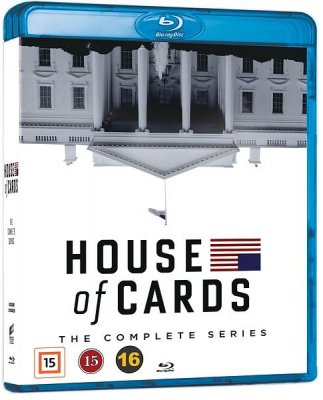 house of cards säsong 1-6 bluray