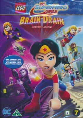 lego dc superhero girls brain drain dvd