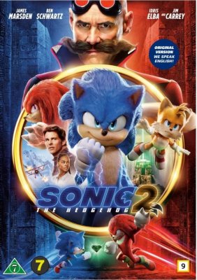 sonic the hedgehog 2 dvd